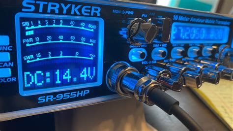 Tim set me up a super custom Stryker 955 on 2 2820 with 5 band TRANSMIT eq and fully custom astatic 636 studio mic. . Stryker 955 modulation limiter